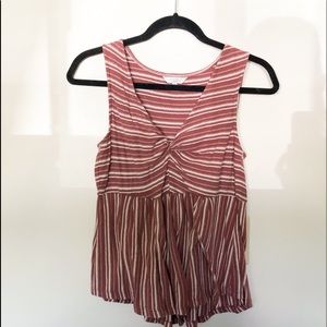 {SOLD} LUCKY BRAND KNOTTED TANK TOP